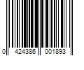 Barcode Image for UPC code 0424386001893