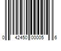 Barcode Image for UPC code 042450000056