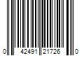 Barcode Image for UPC code 042491217260