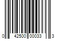 Barcode Image for UPC code 042500000333