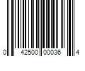 Barcode Image for UPC code 042500000364