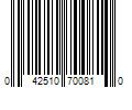 Barcode Image for UPC code 042510700810