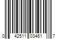 Barcode Image for UPC code 042511034617