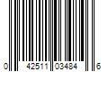 Barcode Image for UPC code 042511034846