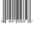 Barcode Image for UPC code 042511053397