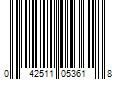 Barcode Image for UPC code 042511053618