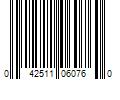 Barcode Image for UPC code 042511060760