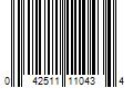 Barcode Image for UPC code 042511110434