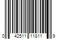 Barcode Image for UPC code 042511118119