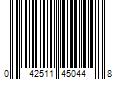 Barcode Image for UPC code 042511450448