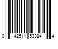 Barcode Image for UPC code 042511533844