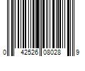 Barcode Image for UPC code 042526080289. Product Name: IRWIN 8028 - 10-24 NC Hanson Machine Screw HCS Plug Tap