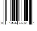 Barcode Image for UPC code 042526923104