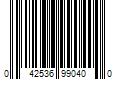 Barcode Image for UPC code 042536990400