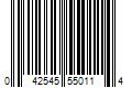 Barcode Image for UPC code 042545550114