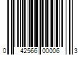 Barcode Image for UPC code 042566000063