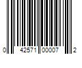 Barcode Image for UPC code 042571000072