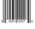 Barcode Image for UPC code 042574000079