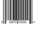 Barcode Image for UPC code 042578000204