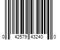 Barcode Image for UPC code 042579432400