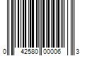 Barcode Image for UPC code 042580000063