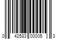 Barcode Image for UPC code 042583000053