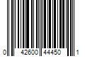 Barcode Image for UPC code 042600444501