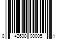 Barcode Image for UPC code 042608000051