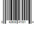 Barcode Image for UPC code 042608470014