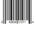 Barcode Image for UPC code 042609010714