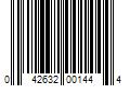 Barcode Image for UPC code 042632001444