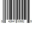 Barcode Image for UPC code 042641005525