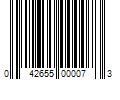 Barcode Image for UPC code 042655000073