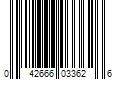 Barcode Image for UPC code 042666033626