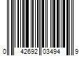 Barcode Image for UPC code 042692034949