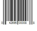 Barcode Image for UPC code 042695000088