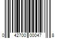 Barcode Image for UPC code 042700000478