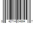 Barcode Image for UPC code 042714048947