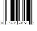 Barcode Image for UPC code 042714231721