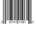 Barcode Image for UPC code 042741010610