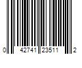 Barcode Image for UPC code 042741235112