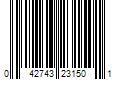 Barcode Image for UPC code 042743231501