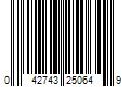 Barcode Image for UPC code 042743250649