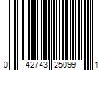 Barcode Image for UPC code 042743250991