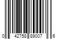 Barcode Image for UPC code 042758890076