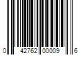 Barcode Image for UPC code 042762000096