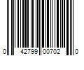 Barcode Image for UPC code 042799007020