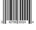 Barcode Image for UPC code 042799300244