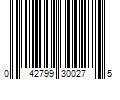 Barcode Image for UPC code 042799300275