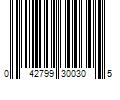 Barcode Image for UPC code 042799300305